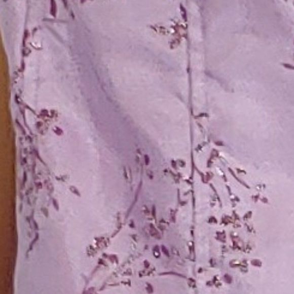 (28) NWOT Faviana Long Gown in Lilac Color - Picture 5 of 5
